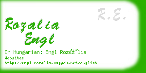 rozalia engl business card